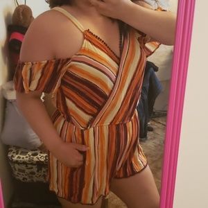 Xhilaration Cold Shoulder Romper